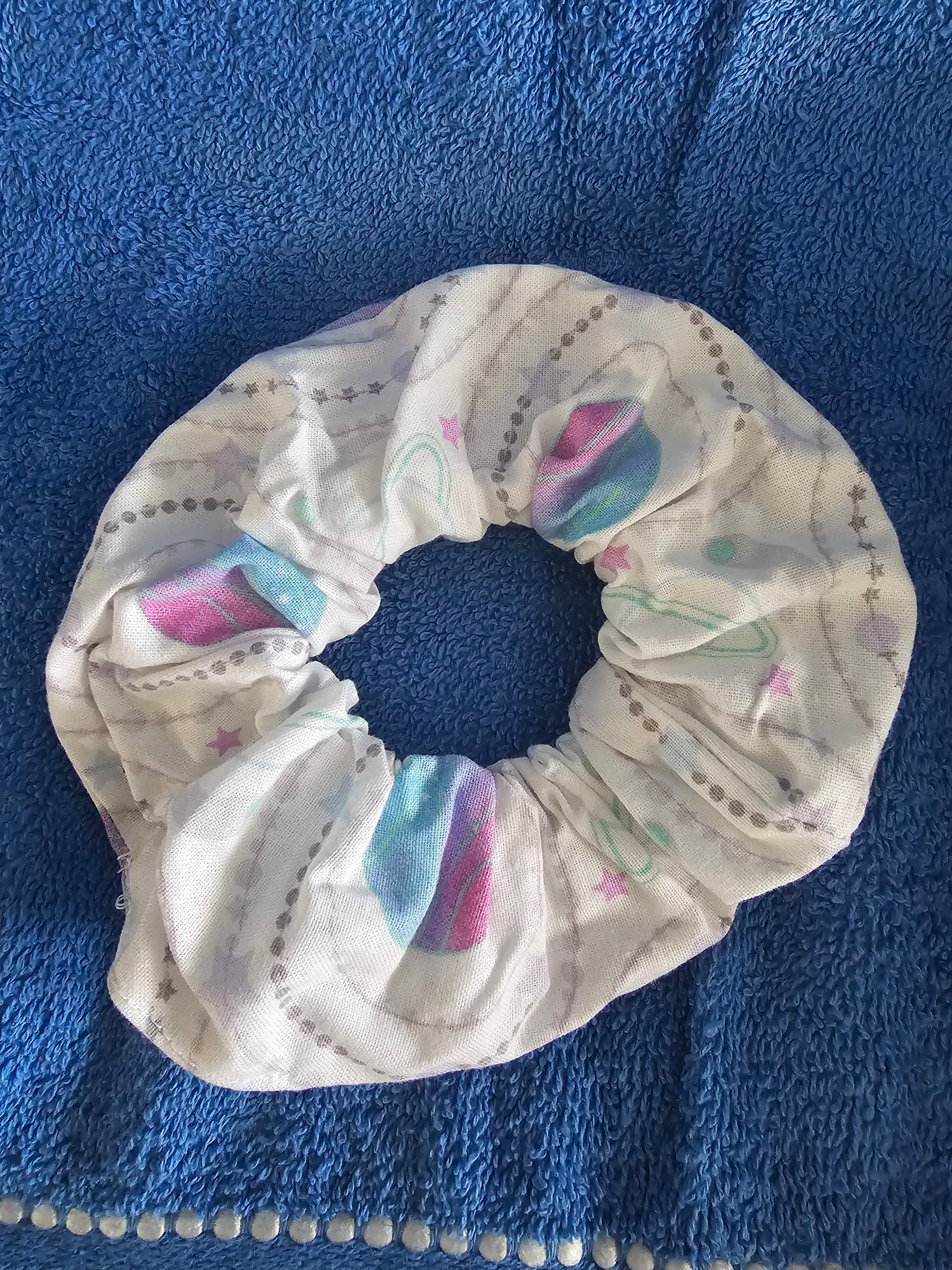 Space Themed Scrunchies