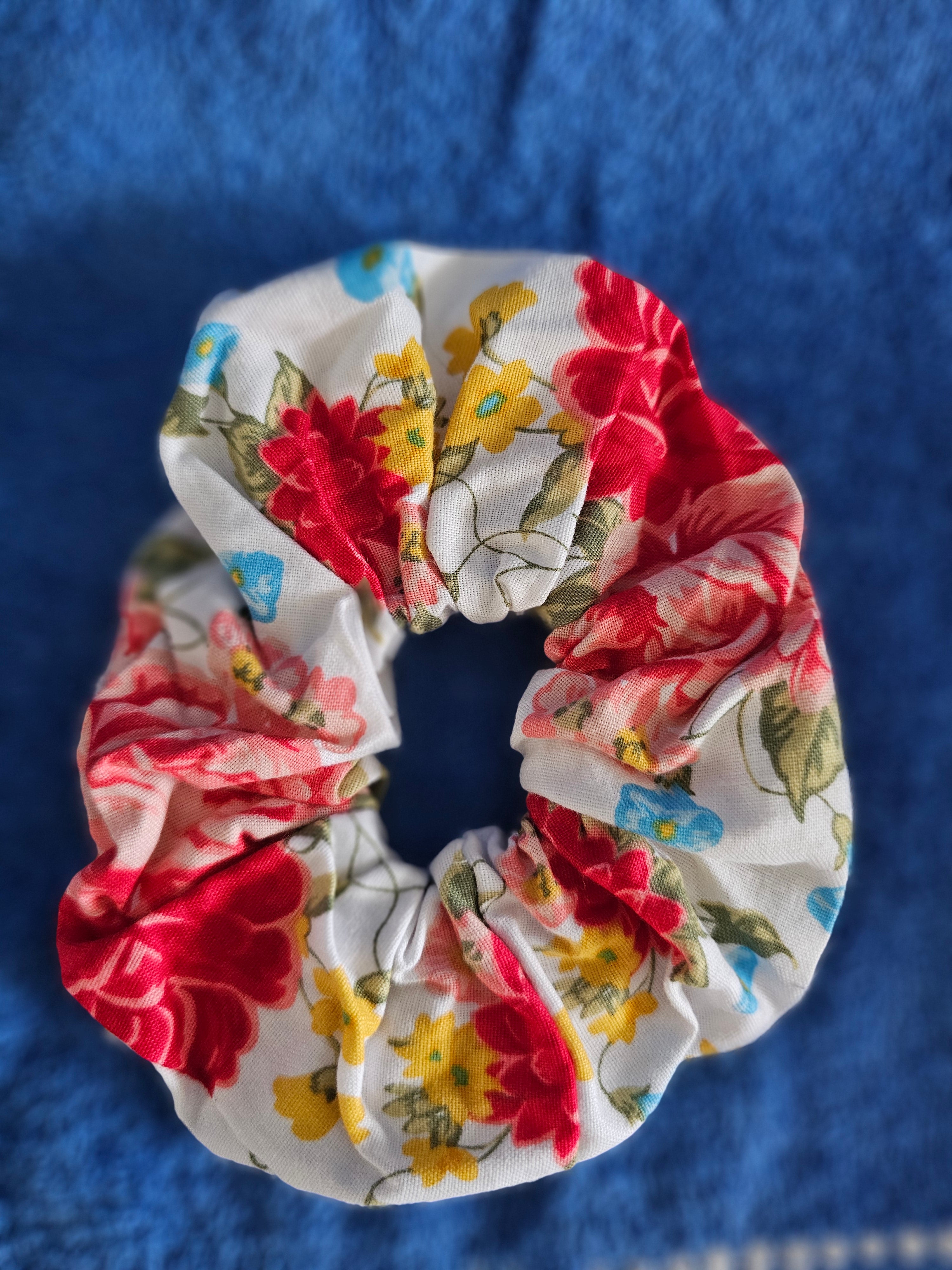 Flower Themed Scrunchies