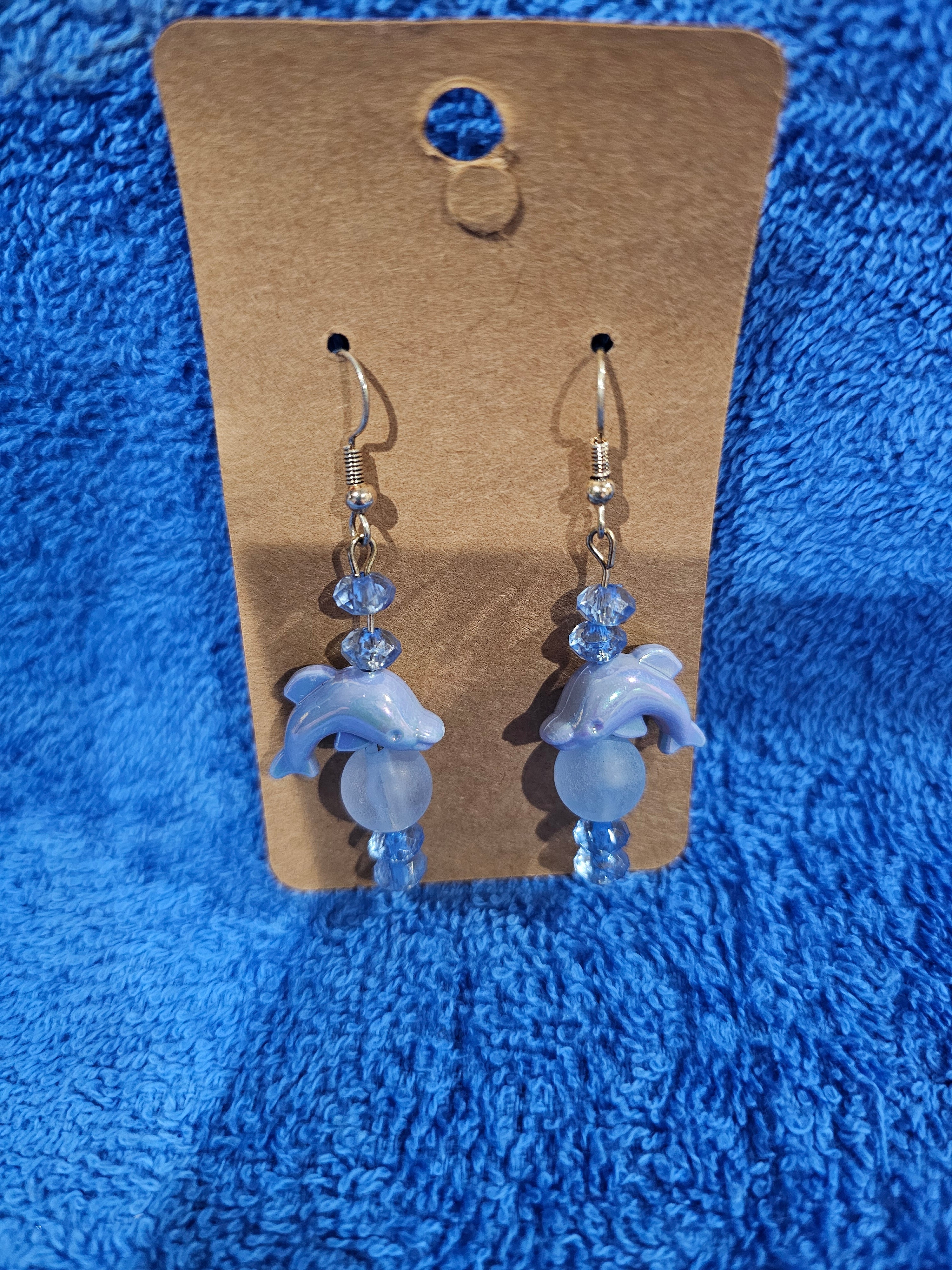 Dolphin Beaded Earrings
