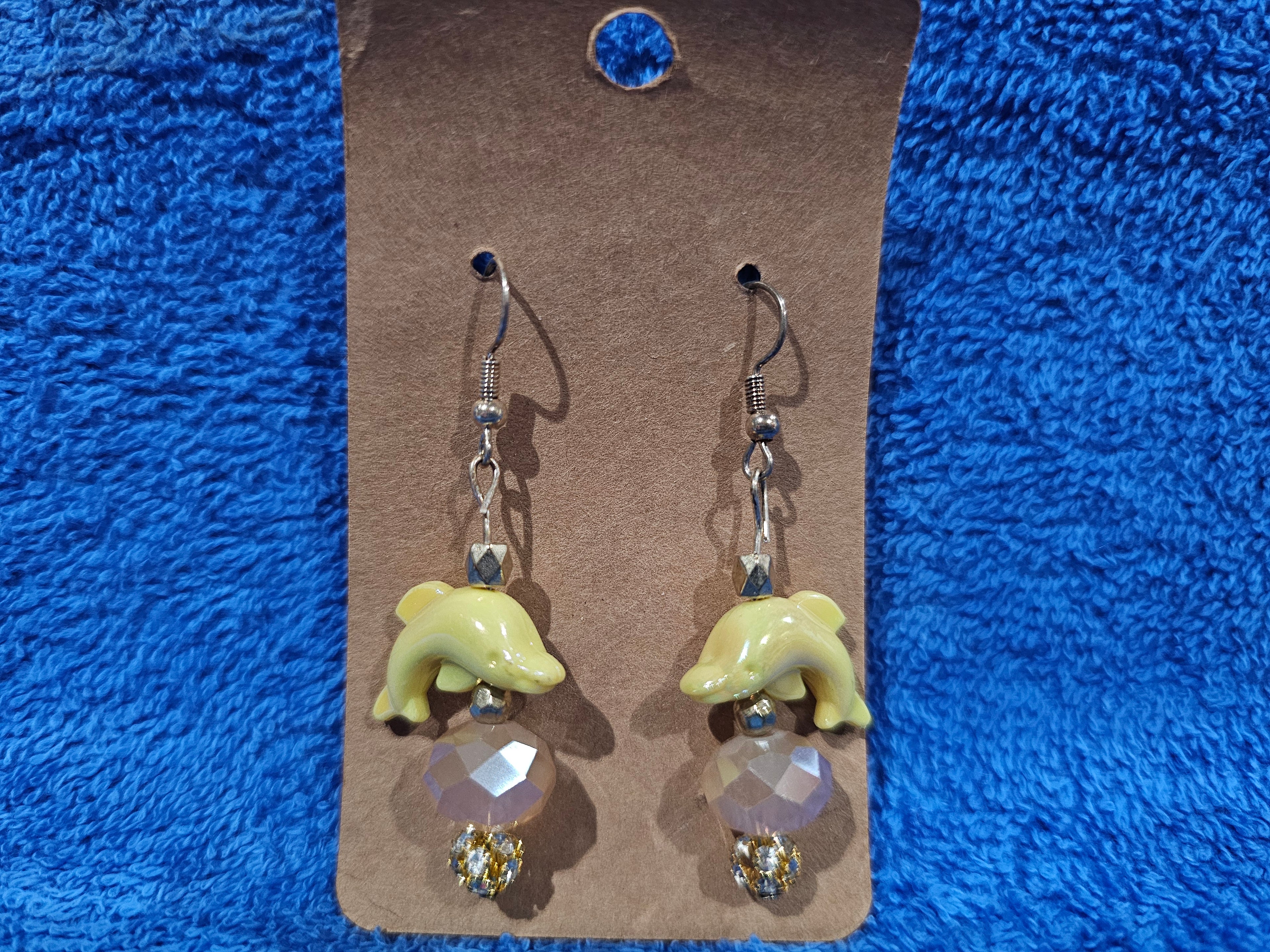 Dolphin Beaded Earrings